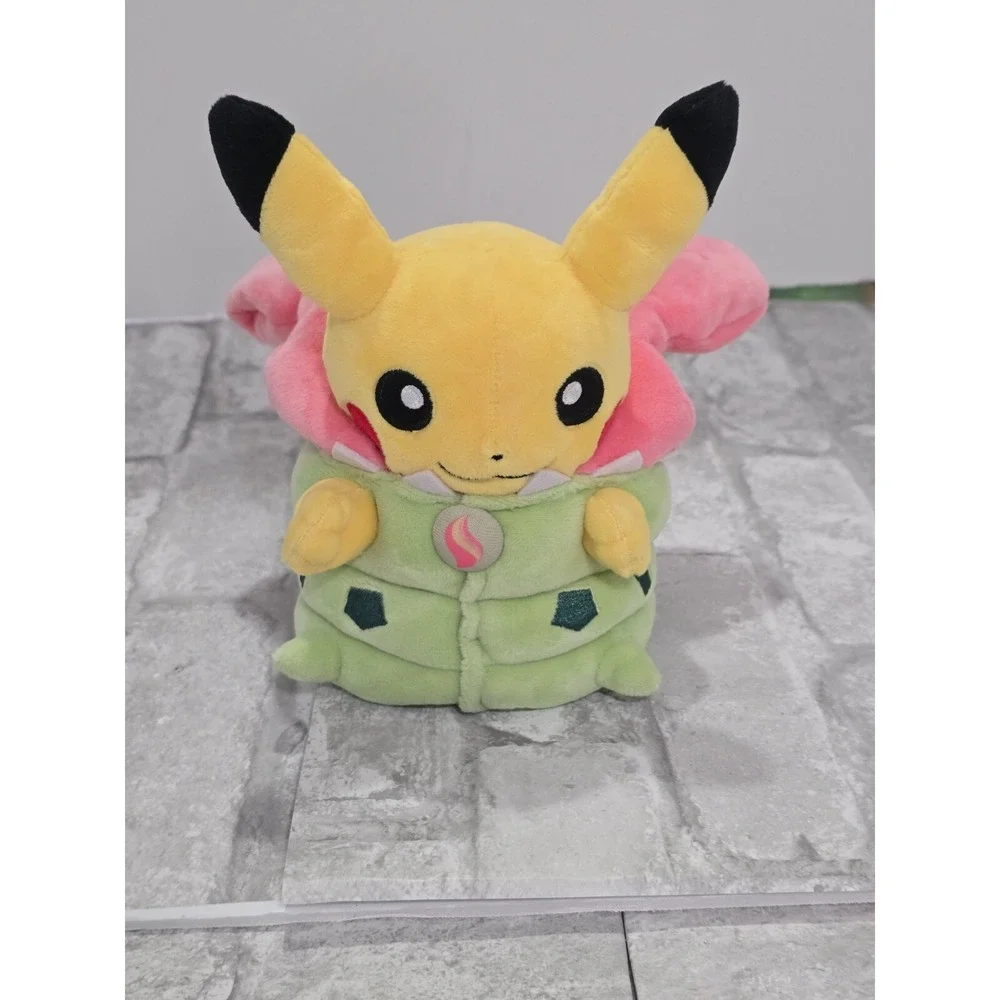 Pokemon Center Limited Pikachu Mascot Wearing A Megayadran Poncho 9.5